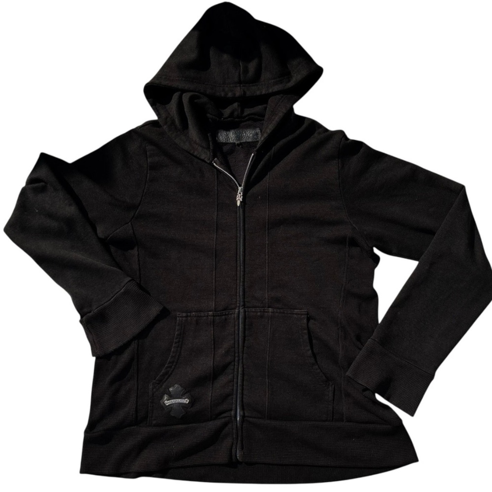 Auth Vintage Chrome Hearts Waffle Hoodie